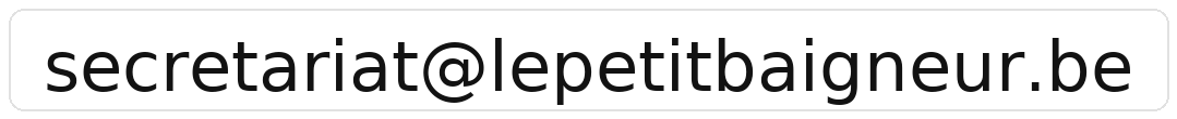 Adresse e-mail du secrétariat